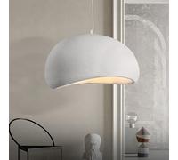 NOCHX Lampadario Moderno Bianco Lampadario Giapponese In Stile Wabi-sabi E27 Altezza Regolabile Adatto Per Camera Da Letto Sala Da Pranzo Soggiorno Cucina Scale (senza Lampadina)(40CM)