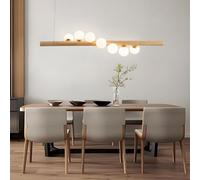 NOCHX Moderna Lampada A Sospensione Wabi Sabi E27 Plafoniera In Legno Altezza Creativa Regolabile Ramo Lampadario Da Soffitto Plafoniera Per Soggiorno Sala Camera Da Letto Da Pranzo Camera(Seven heads