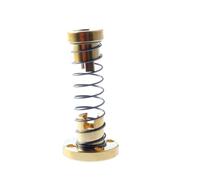 Noci di ottone con vite al piombo in acciaio inoss Set di dadi for viti condotte in ottone T8 con molla in rame 45x22x13,5 mm, diverse dimensioni(Pitch 2mm Lead 4mm)