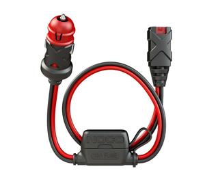 NOCO Cavo caricabatterie 12V Dual-Size Maschio Spina accendisigari 60cm X-Connect 12V