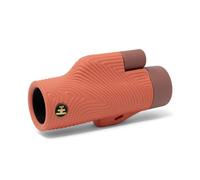 Nocs Provisions Tubo da campo 10 x 32 impermeabile, telescopio con ingrandimento 10x, prisma Bak4, ampio campo visivo per bird watching, zaino in spalla e osservazione della fauna selvatica, rosso