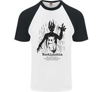 Noctiphobia Phobia Di Notte Halloween Uomo S/S Baseball T-Shirt
