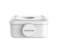 Noctis Pro NP-M-DB-B93 - Mini telecamera a circuito chiuso IP con base profonda, scatola di giunzione fissa, colore: Bianco