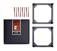Noctua NA-SFMA1, Kit Adattatori di Montaggio Ventole da 140 a 120 mm per Radiatori di Raffreddamento ad Acqua, (2 pezzi, Nero)