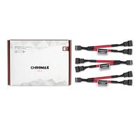 Noctua NA-SYC1 chromax.red, Cavo Splitter a 2 Vie per Ventole PC Conf da 3