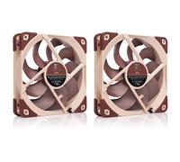 Noctua NF-A12x25 G2 PWM Sx2-PP, Set di Due Ventole per Configurazioni di Tipo Push-Pull e Fianco a Fianco (Marrone)