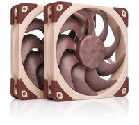 Noctua NF-A12x25 G2 PWM Sx2-PP, Set di Due Ventole per Configurazioni di Tipo Push-Pull e Fianco a Fianco (Marrone)