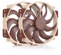Noctua NF-A14x25r G2 PWM Sx2-PP, Set Push-Pull di Due Ventole per PC Silenziose di Qualità Premium da 140 mm (Marrone)