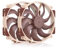 Noctua NF-A14x25r G2 PWM Sx2-PP, Ventole Upgrade CPU High-End da 140mm 2 pz | Ventola 25mm Alto Flusso d’Aria e Pressione Statica, Basso Rumore per NH-D15/NH-U14S/NH-C14S, Kit Accessori, 1500rpm 4Pin PWM