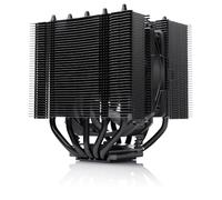 Noctua NH-D12L chromax.black, Dissipatore Per CPU a Doppia Torre e Basso Profilo