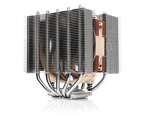 Noctua NH-D12L, Dissipatore Dual-Tower per CPU Silenzioso Alte Prestazioni | Altezza 145mm, Raffreddamento Silenzioso, 5 Heatpipe, Intel e AMD, Ventola da 120mm, Compatibilità RAM 100%, Kit Accessori