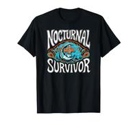 Nocturnal Survivor Night Shift Nurse Medical Coffee Maglietta