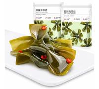 Nodi di Alghe Agropiccanti,Snack di Alghe Condite,Gusto Intenso,200g x 2 | Nodi di alghe teneri e piacevoli da masticare, dal gusto agropiccante, in piccole confezioni pratiche da gustare ogni giorno