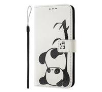 Nodigao per Doogee Note 56/56 Pro/56 Plus Cover a Libro Pelle PU Portafoglio Magnetica con Disegni Animale Motivo Antiurto Case Flip Bumper Belle Custodia - Panda