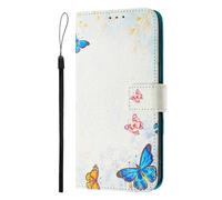 Nodigao per Doogee Note 56/56 Pro/56 Plus Cover a Libro Pelle PU Portafoglio Magnetica con Disegni Animale Motivo Antiurto Case Flip Bumper Belle Custodia - Farfalla