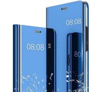 Nodigao per Honor 400 5G Cover a Libro Custodia Duro con Disegni Motivo Antiurto Flip Protettiva Bumper Belle Case - Blu