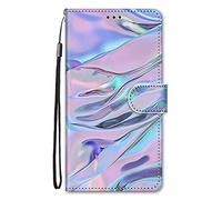 Nodigo-EU per iPhone 13 / iPhone 14 Cover a Libro Book Pelle PU Portafoglio Magnetica Custodia con Disegni Animale Motivo Antiurto Flip Silicone Bumper Case - Viola