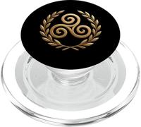 Nodo a spirale celtico o triskelion PopSockets PopGrip per MagSafe