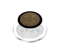 Nodo celtico con cardo scozzese in bronzo massiccio PopSockets PopGrip per MagSafe
