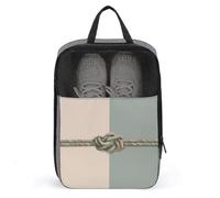 Nodo in colori neutri Semplice borsa per scarpe da viaggio per uso quotidiano Anti-polvere Portascarpe da golf