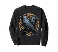Nodo norreno - Odins Raven Viking Midgard Thor Walhalla Felpa
