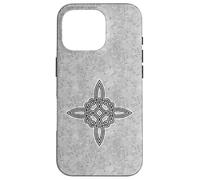 nodo strega simbolo, 4 elementi, wicca, misticismo, magia Custodia per iPhone 16 Pro