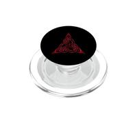 Nodo Triangolo Con Fili Doppiati Rosso PopSockets PopGrip per MagSafe