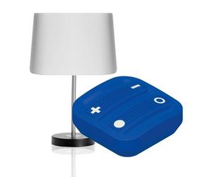 NodOn - EnOcean - Soft Remote blu, telecomando senza batterie, wireless, senza manutenzione, magnetico, resistente agli urti e agli schizzi, attivatore di scenari