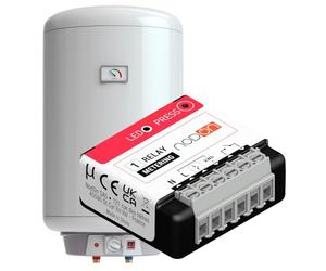 NodOn - Zigbee 3.0 - Modulo multifunzione misurazione consumo, contatto pulito, 14A, controllo di caldaie, riscaldatori e radiatori, risparmio energetico, Home Assistant, Homey, SmartThings, Z2M, ZHA