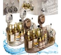NoDrill Suct Sto Box - HeavyDu Capaci nizer con forte supporto (2 pezzi) - Ideale per vasca doccia e uso a parete