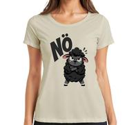 Nö Schaf Sauer Grumpy - Maglietta da donna, naturale, S