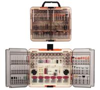 NOEAIKE Kit di accessori per utensili rotanti, 508 pezzi, 1/8", multiuso, con organizer per levigatura, lucidatura, molatura, foratura, taglio, intaglio e pulizia
