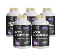 Noebis Pharma Acetil L-Carnitina - 450 Compresse - 4 al Giorno 5 Pc Co