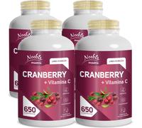 Noebis Pharma Cranberry (Mirtillo Rosso) + Vitamina C - 650 Compresse