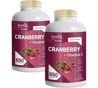 Noebis Pharma Cranberry + Vitamina C - Mirtillo Rosso 1300 Pc Compress