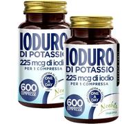 Noebis Pharma Ioduro di Potassio 225 mcg - Supporto Tiroide 1200 Pc Co
