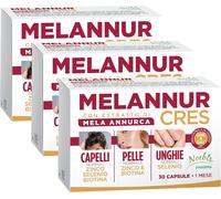 Noebis Pharma MelannurCres - 30 Capsule - Mela Annurca e Biotina 3 Pc