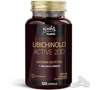 Noebis Pharma Ubiquinolo Active 200 - 360 Capsule (3 x 120) con Vitamina E e Selenio - Coenzima Q10 Attivo - Confezione Tripla