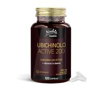 Noebis Pharma Ubiquinolo Active 200 - 720 Capsule (6 x 120) con Vitamina E e Selenio - Coenzima Q10 Attivo - Confezione Sestupla