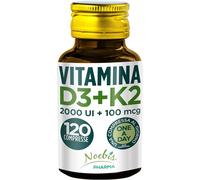 Noebis Pharma Vitamina D3 2000 UI + K2 100 µg - 120 Compresse 120 Pc C