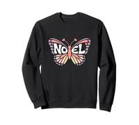 Noel Butterfly - Personalizzato Carino Nome Word Art Felpa