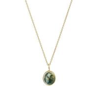 Noelani - Collana da Donna in Argento 925 - Placcato Oro/Dorato - con Agata - NOE-N0025