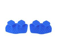 NOENNULL 1 paio di impugnature per allenamento in silicone, antiscivolo, per sollevamento pesi, in silicone, per sollevamento pesi, palestra, facili pulire, per allenamento in palestra (blu)