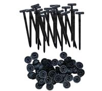 NOENNULL 100 Set di Cravatte per Cavi in nylon, Cravatta per Cavi Set di Bloccanti Auto -Bloccante per Auto Bloccante per la Riparazione del Veicolo per Garage Domestici