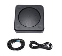 NOENNULL 10m Meeting Mic, Microfono Conferenze da 3,5 Mm Omnidirezionale Conferenza Speciatore Riduzione del Rumore Mic Voice Call Microfono per Sale Riunioni, Videoconferenze,