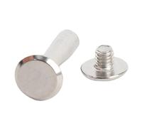 NOENNULL 40 Set Rivetti a Testa Piatta e Tonda M4 5x20x9.5mm Viti per Posti di Rilegatura in Acciaio Inossidabile per Abbigliamento Artigianale, Set di Viti Chicago, Adatti per Vari Compiti Decorativi