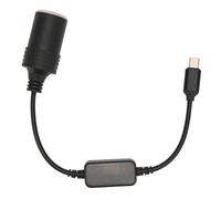 NOENNULL 5V USB C a 12V Car Accendisigari Converter Facile Alimentazione per Auto Elettronica Accessori 30 cm