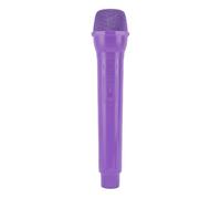 NOENNULL Accessorio per Microfono, Microfono Finto, Giocattolo Simulato Portatile Leggero, in Plastica per Canto, Karaoke, Feste, Fotografia Cosplay (Viola chiaro)