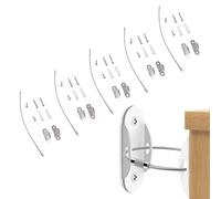 NOENNULL Ancoraggi per Mobili per la Prova del Bambino, Ancore di Mobili Anti -punta Impediscono Alla Sicurezza degli Animali Domestici Che Cadono Mobili, Mobili in Metallo Anco