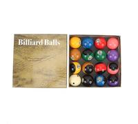 NOENNULL Balliardo Professionista Billiard Set, Palline da Piscina per Tornei in Stile TV da 2,25 Pollici, Costruzione in Resina Ad Alta Attrito per le Prove di Gioco di Precisione